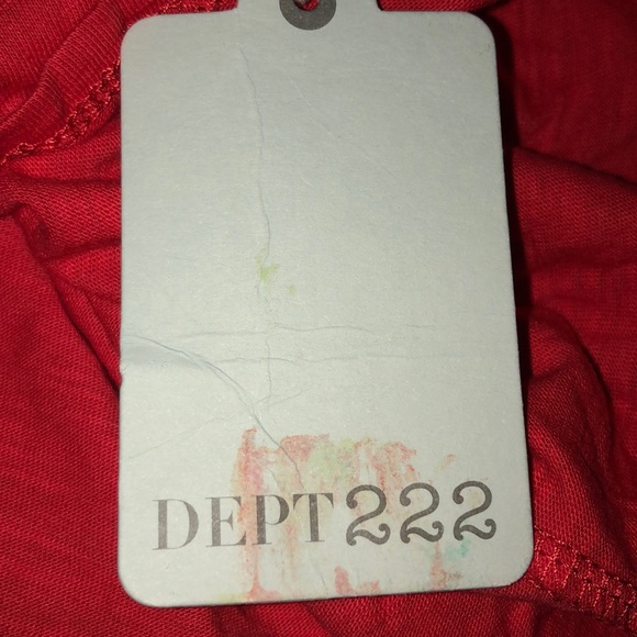 Dept. 222 Orange Top. NWT.  M - Picture 7 of 8